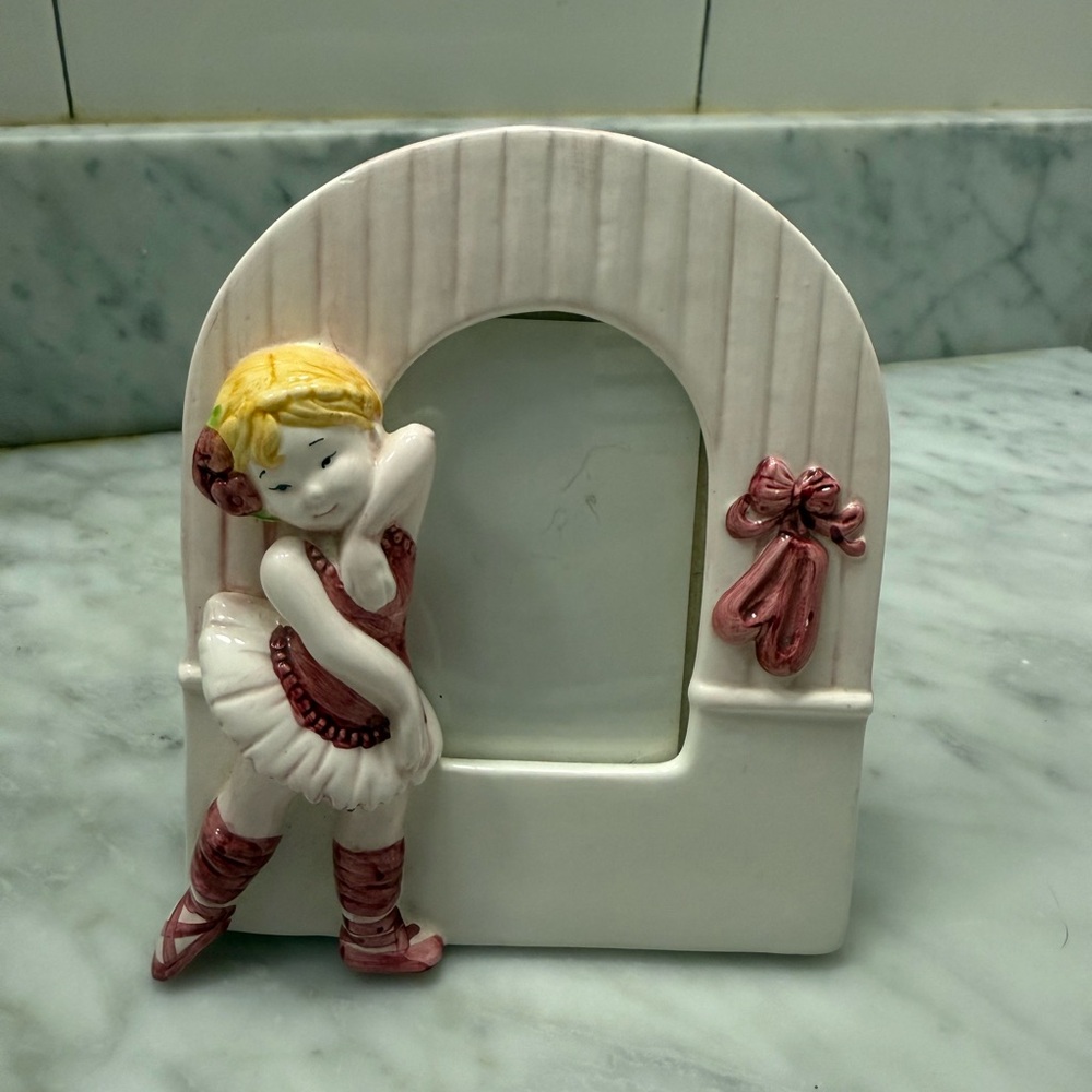 Vintage Terragrafics Ballerina Photo Frame 1987 🩰